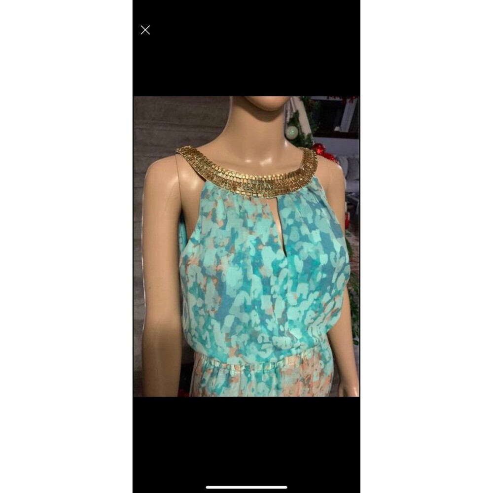 Vince camito long dress size 6 blue - Picture 3 of 9